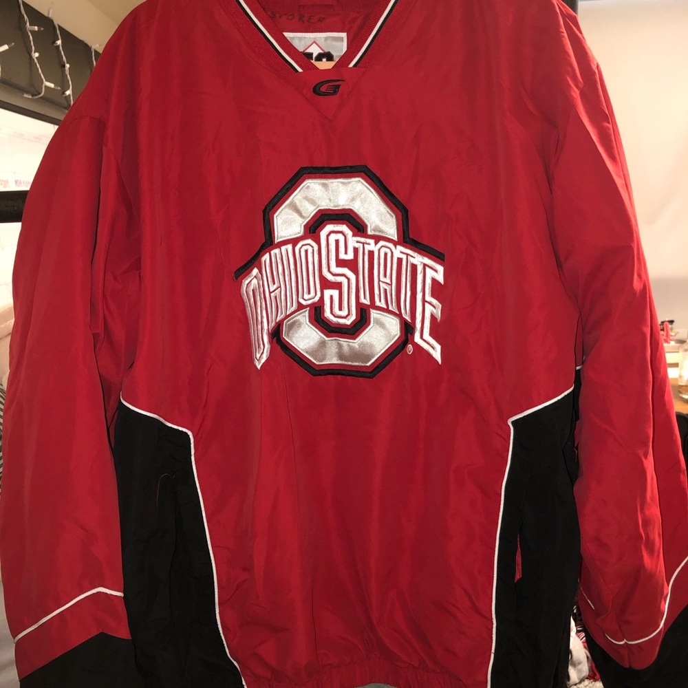 XL The Ohio State University pullover windbreaker